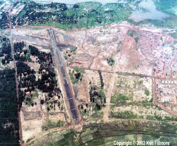Aerial of Dau Tieng  RVN 1969